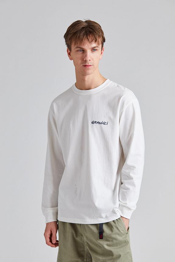 Gramicci Geared Up L/S Tee White-3